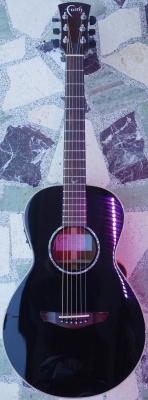 Faith FECMBNC Eclipse Mercury Electro-Acoustic Parlour Guitar